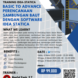 Perencanaan Sambungan Baut (Basic to Advanced) dengan Idea Statica