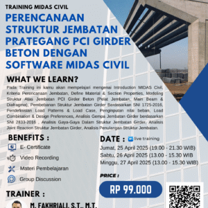 Perencanaan Struktur Jembatan Prategang PCI Girder Beton dengan Midas Civil
