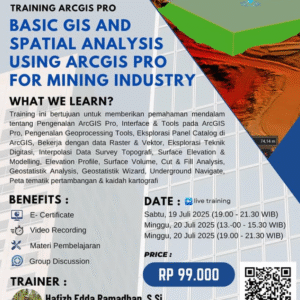Training Arcgis Pro Basic GIS and Spatial Analysis Using ArcGIS Pro for Mining Industry