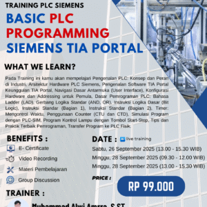 TRAINING BASIC PLC  PROGRAMMING USING SIEMENS TIA PORTAL