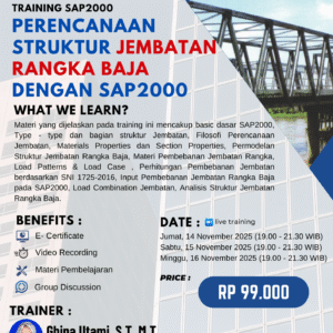 TRAINING SAP2000 - JEMBATAN RANGKA BAJA