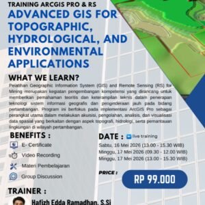 TRAINING ARCGIS PRO & RS - Advanced GIS for Topographic, Hydrological, and Environmental Applications