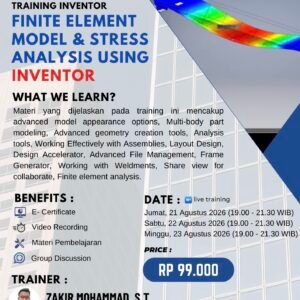 TRAINING INVENTOR - FINITE ELEMENT MODEL & STRESS ANALYSIS USING INVENTOR